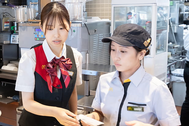 業務中の従業員